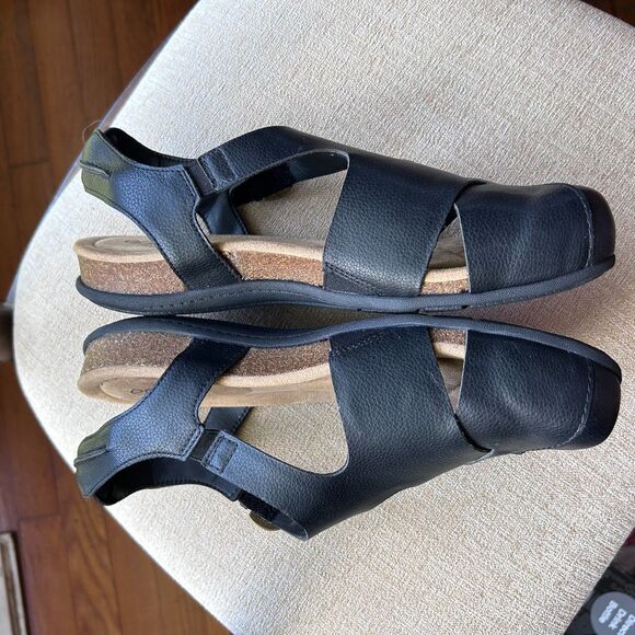 Earth Origins Women’s Black Slingback Sandals Size 11 Comfort Walking - Picture 4 of 7